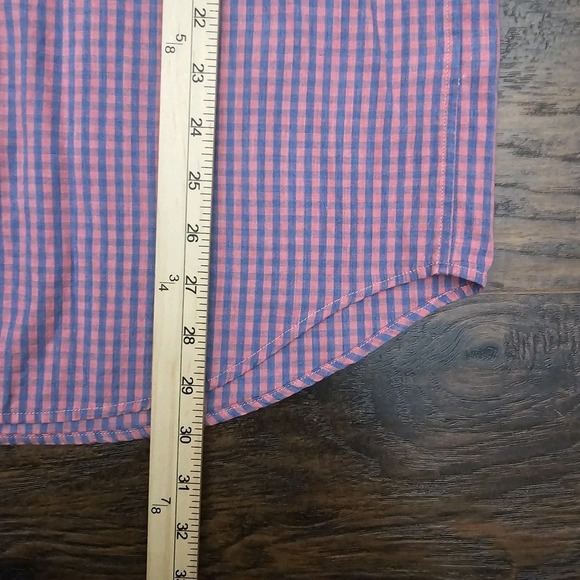 Vineyard Vines Mens Small Whale Shirt Blue Pink Button Down Light Beachy Spring - Picture 4 of 7